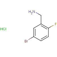 202865-67-6 5-BROMO-2-FLUOROBENZYLAMINE HYDROCHLORIDE chemical structure