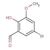 5034-74-2 5-BROMO-2-HYDROXY-3-METHOXYBENZALDEHYDE chemical structure