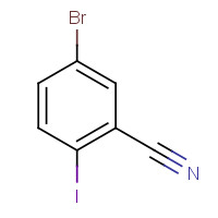 121554-10-7 5-BROMO-2-IODOBENZONITRILE chemical structure