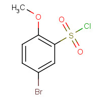 23095-05-8 5-BROMO-2-METHOXYBENZENESULFONYL CHLORIDE chemical structure