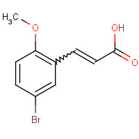40803-53-0 5-BROMO-2-METHOXYCINNAMIC ACID chemical structure