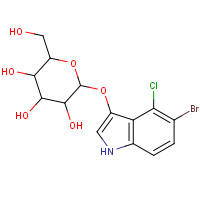 107021-38-5 5-Bromo-4-chloro-3-indolyl-alpha-D-galactopyranoside chemical structure