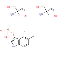 107475-11-6 5-BROMO-4-CHLORO-3-INDOXYL PHOSPHATE,BIS(2-AMINO-2-METHYL-1,3-PROPANEDIOL) SALT chemical structure