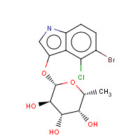 17016-46-5 5-BROMO-4-CHLORO-3-INDOXYL-BETA-D-FUCOPYRANOSIDE chemical structure
