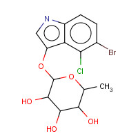 125328-84-9 5-BROMO-4-CHLORO-3-INDOXYL-BETA-L-FUCOPYRANOSIDE chemical structure