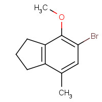 175136-09-1 5-BROMO-4-METHOXY-7-METHYLINDANE chemical structure