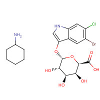 144110-43-0 5-Bromo-6-chloro-3-indolyl-D-glucuronide cyclohexylammonium salt chemical structure