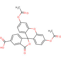 79955-27-4 5(6)-CARBOXYFLUORESCEIN DIACETATE chemical structure