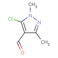 27006-76-4 5-Chloro-1,3-dimethyl-1H-pyrazole-4-carbaldehyde chemical structure