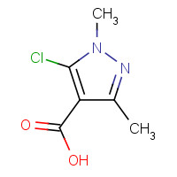 27006-82-2 5-CHLORO-1,3-DIMETHYL-1H-PYRAZOLE-4-CARBOXYLIC ACID chemical structure