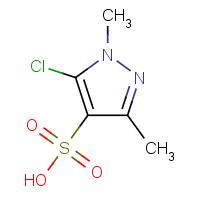 499785-48-7 5-CHLORO-1,3-DIMETHYL-1H-PYRAZOLE-4-SULFONIC ACID chemical structure