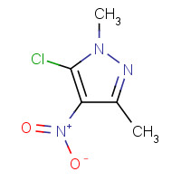 13551-73-0 5-CHLORO-1,3-DIMETHYL-4-NITRO-1H-PYRAZOLE chemical structure