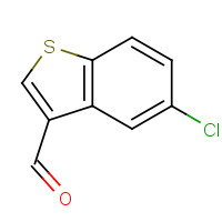 16296-68-7 5-CHLORO-1-BENZOTHIOPHENE-3-CARBALDEHYDE chemical structure