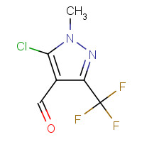 128455-62-9 5-CHLORO-1-METHYL-3-(TRIFLUOROMETHYL)PYRAZOLE-4-CARBOXALDEHYDE chemical structure