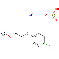 142095-12-3 5-CHLORO-2-(2-METHOXYETHOXY)-BENZENE SULFONIC ACID SODIUM chemical structure