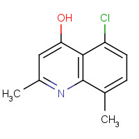 21629-50-5 5-CHLORO-2,8-DIMETHYL-4-QUINOLINOL chemical structure