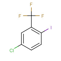 23399-77-1 5-CHLORO-2-IODOBENZOTRIFLUORIDE chemical structure