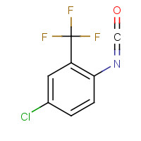 16588-69-5 4-CHLORO-2-(TRIFLUOROMETHYL)PHENYL ISOCYANATE chemical structure