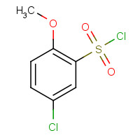 22952-32-5 5-CHLORO-2-METHOXYBENZENESULFONYL CHLORIDE chemical structure