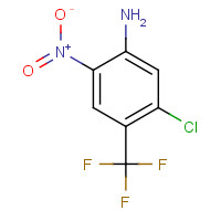 35375-74-7 4-AMINO-2-CHLORO-5-NITROBENZOTRIFLUORIDE chemical structure