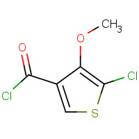 175137-49-2 5-CHLORO-4-METHOXYTHIOPHENE-3-CARBONYL CHLORIDE chemical structure