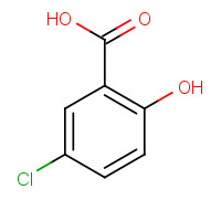 321-14-2 5-Chloro-2-hydroxybenzoic acid chemical structure