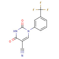 75838-24-3 5-CYANO-1-[3-(TRIFLUOROMETHYL)PHENYL]URACIL chemical structure
