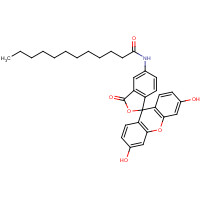 107827-77-0 5-Dodecanoylaminofluorescein chemical structure