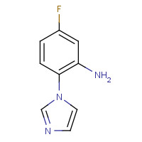 251649-52-2 5-FLUORO-2-(1H-IMIDAZOL-1-YL)ANILINE chemical structure