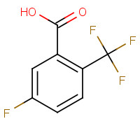 654-99-9 5-FLUORO-2-(TRIFLUOROMETHYL)BENZOIC ACID chemical structure