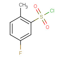 445-05-6 5-FLUORO-2-METHYLBENZENESULFONYL CHLORIDE chemical structure