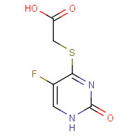 654-92-2 5-FLUORO-4-(CARBOXYMETHYLTHIO)URACIL chemical structure