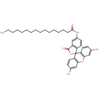 73024-80-3 5-HEXADECANOYLAMINOFLUORESCEIN chemical structure