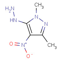 66971-55-9 5-HYDRAZINO-1,3-DIMETHYL-4-NITRO-1H-PYRAZOLE chemical structure
