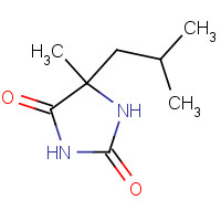 27886-67-5 5-ISO-BUTYL-5-METHYLHYDANTOIN chemical structure