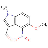 191846-76-1 5-METHOXY-1-METHYL-4-NITROINDOLE-3-CARBOXALDEHYDE chemical structure