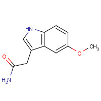 2452-25-7 2-(5-METHOXY-1H-INDOL-3-YL)-ACETAMIDE chemical structure
