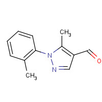 423768-40-5 5-METHYL-1-(2-METHYLPHENYL)-1H-PYRAZOLE-4-CARBALDEHYDE chemical structure