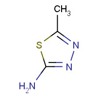 108-33-8 2-Amino-5-methyl-1,3,4-thiadiazole chemical structure