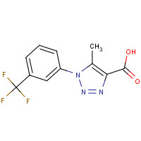 499771-21-0 5-METHYL-1-[3-(TRIFLUOROMETHYL)PHENYL]-1H-1,2,3-TRIAZOLE-4-CARBOXYLIC ACID chemical structure