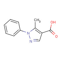 91138-00-0 5-METHYL-1-PHENYL-1H-PYRAZOLE-4-CARBOXYLIC ACID chemical structure