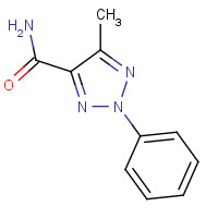 36401-53-3 5-METHYL-2-PHENYL-2H-1,2,3-TRIAZOLE-4-CARBOXAMIDE chemical structure