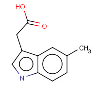 1912-47-6 5-METHYLINDOLE-3-ACETIC ACID chemical structure