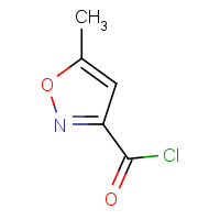 39499-34-8 5-METHYLISOXAZOLE-3-CARBONYL CHLORIDE chemical structure