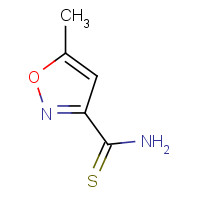 77358-26-0 5-METHYLISOXAZOLE-3-CARBOTHIOAMIDE chemical structure