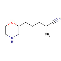 84145-72-2 4-cyanopentylmorpholine chemical structure