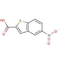 6345-55-7 5-NITRO-1-BENZOTHIOPHENE-2-CARBOXYLIC ACID chemical structure