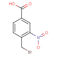 20782-91-6 4-(BROMOMETHYL)-3-NITROBENZOIC ACID chemical structure