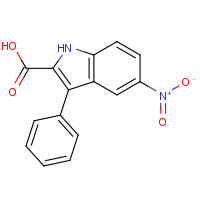14182-37-7 5-NITRO-3-PHENYL-1H-INDOLE-2-CARBOXYLIC ACID chemical structure