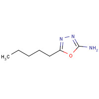 69741-93-1 5-PENTYL-1,3,4-OXADIAZOL-2-YL-AMINE chemical structure